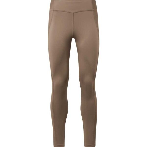 Reebok YOGA HR RIB TIGHT Dámské legíny, béžová, velikost L