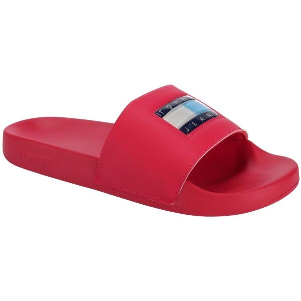 Tommy Hilfiger TOMMY JEANS FLAG PRINT POOL SLD Dámské pantofle, červená, velikost 41