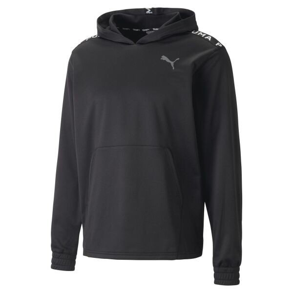 Puma FIT LIGHTWEIGHT PWRFLEECE HOODIE Pánská mikina, černá, velikost XXL