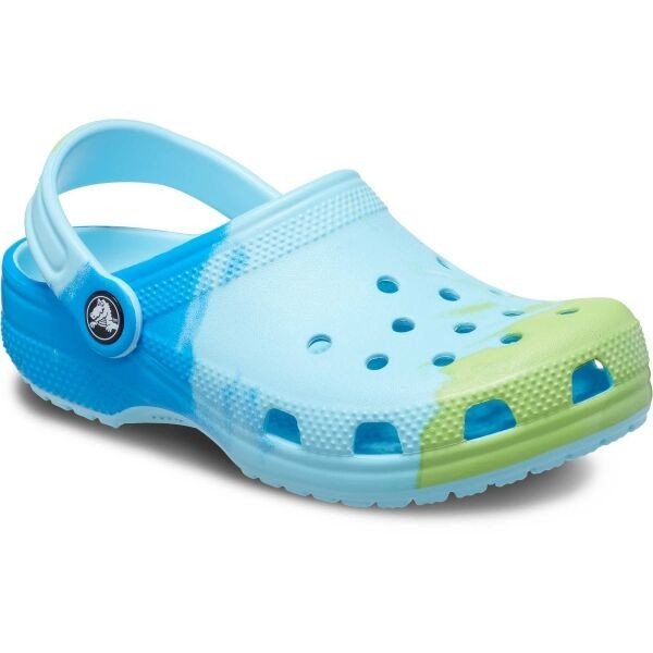 Crocs CLASSIC OMBRE CLOG K Dětské nazouváky, světle modrá, velikost 34/35