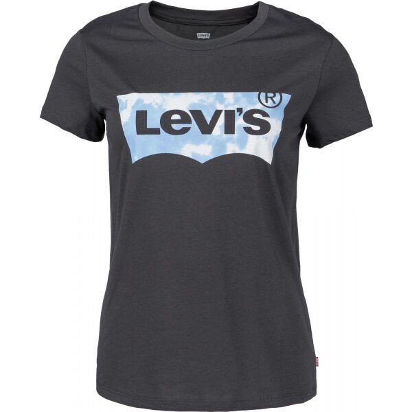 Levi's CORE THE PERFECT TEE Dámské tričko, tmavě šedá, velikost XS