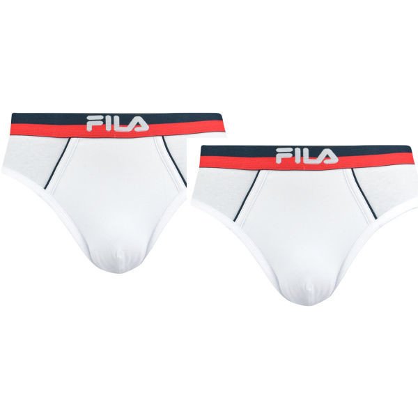 Fila MAN BRIEF 2-PACK Pánské slipy, bílá, velikost L