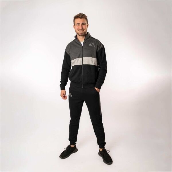 Kappa LOGO ELAN Pánská souprava, černá, velikost M