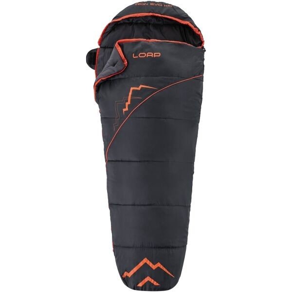 Loap IRON EVO KID Dětský spací pytel, černá, velikost 170 cm - pravý zip
