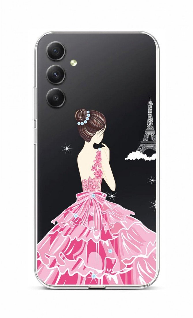 Kryt TopQ Samsung A34 Pink Princess 93155