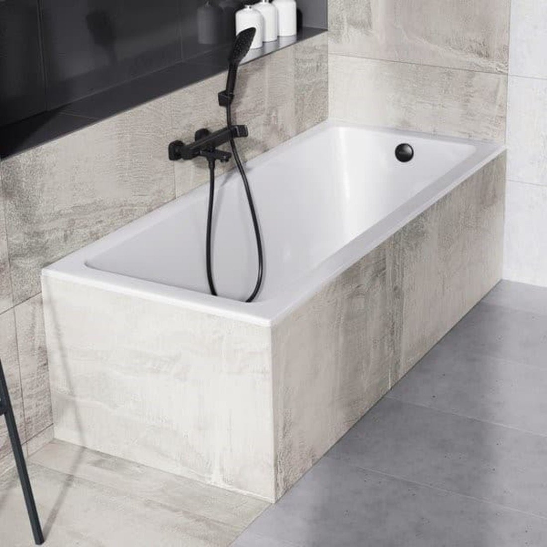 Obdélníková vana Ravak 10° 170x75 cm akrylát levá i pravá CA71300000