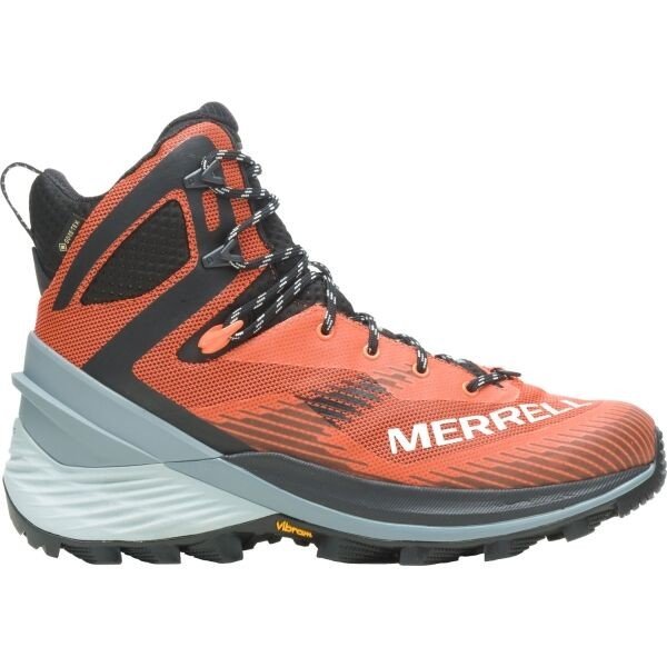 Merrell ROGUE HIKER MID GTX Pánské outdoorové boty, oranžová, velikost 45