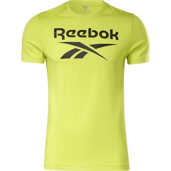 Reebok RI BIG LOGO TEE Pánské triko, světle zelená, velikost XXL