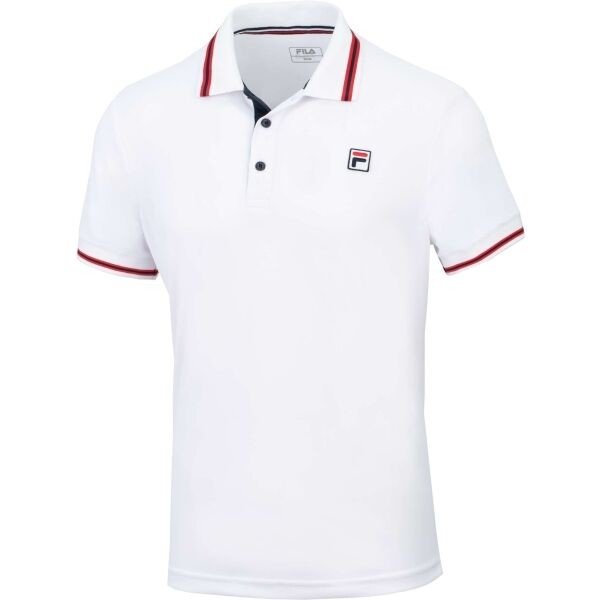 Fila PIRO Pánské polo riko, bílá, velikost XXL