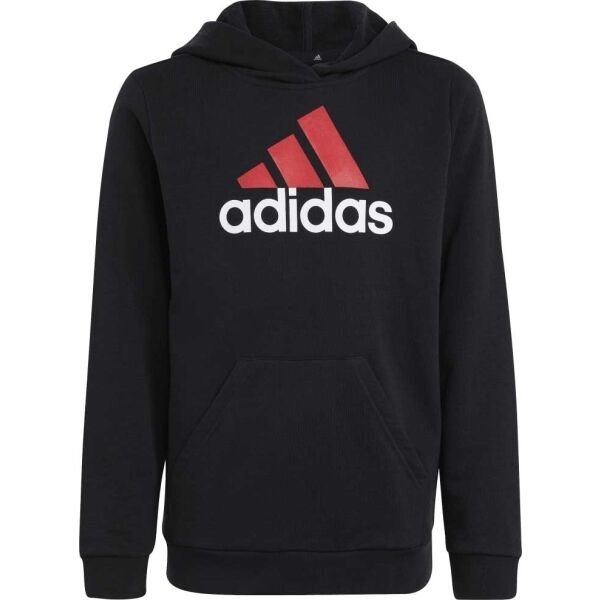adidas U BL 2 HOODIE Chlapecká mikina, černá, velikost 140