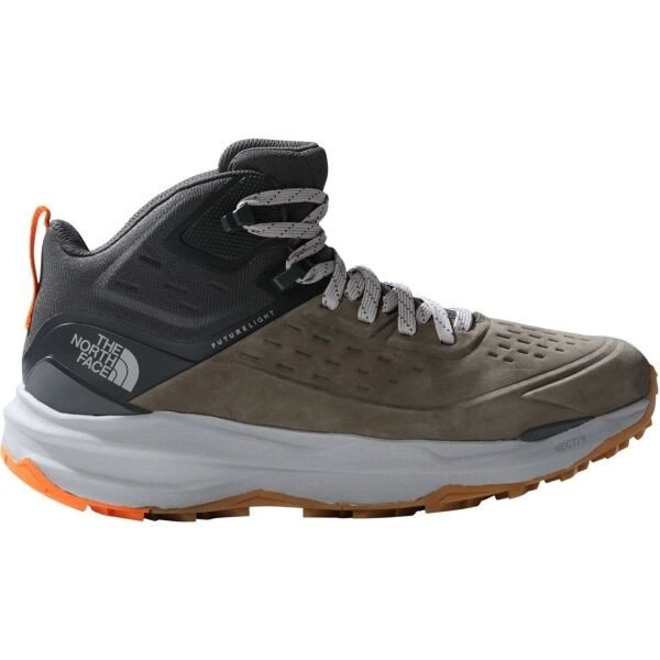 The North Face M VECTIV EXPLORIS 2 MID FUTURELIGHT LTHR Pánská treková obuv, khaki, velikost 42