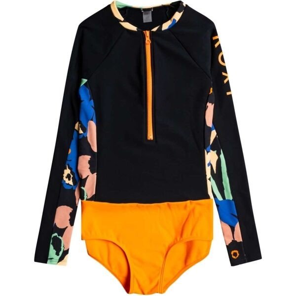 Roxy HEATER ONESIE SHORTY Dámské body do vody, černá, velikost L
