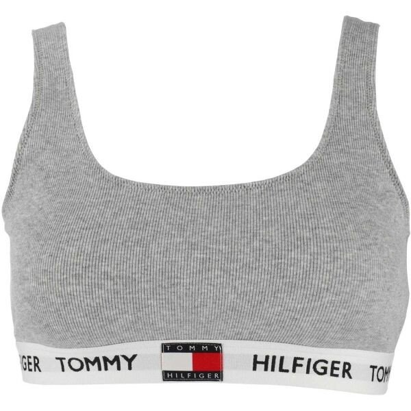 Tommy Hilfiger TOMMY 85 RIB-BRALETTE Dámská podprsenka, šedá, velikost S