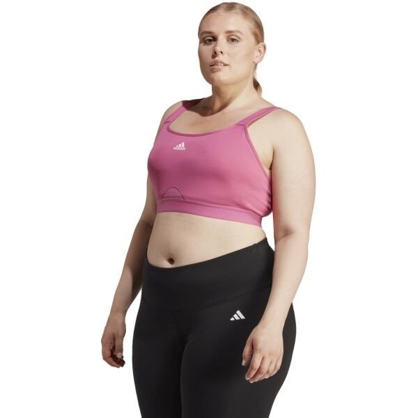 adidas TLRD MOVE HS PS Dámská podprsenka v plus size, růžová, velikost 2x