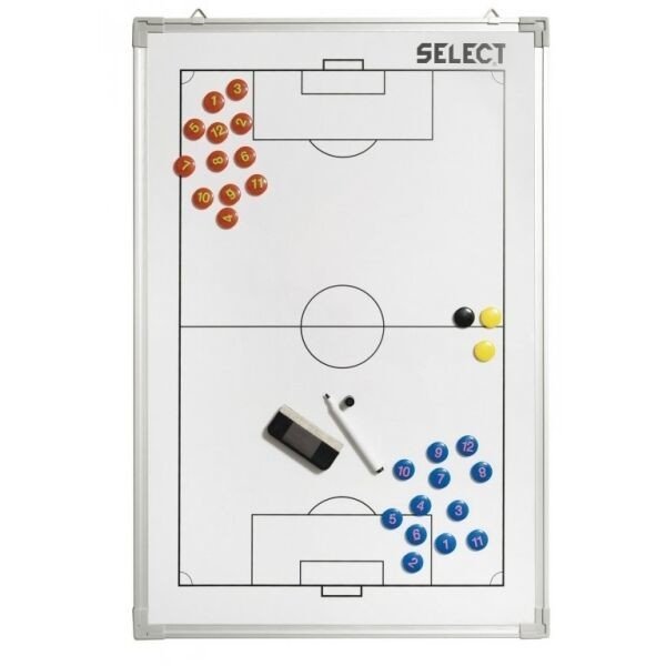 Select TACTICS BOARD FOOTBALL Taktická tabule, bílá, velikost UNI
