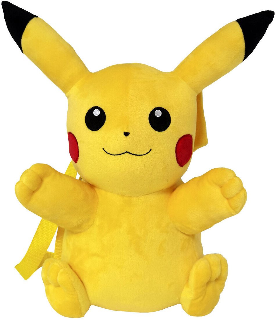 Batoh Pokémon - Pikachu, dětský, plyšový - 08426842051185