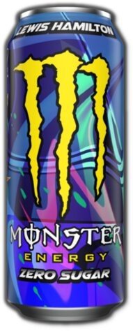 Monster Lewis Hamilton Zero, energetický, perlivý, 500 ml