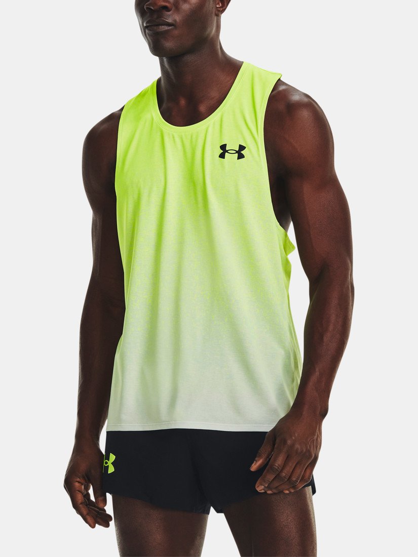Under Armour Tílko UA RUSH CICADA SINGLET-GRN - Pánské