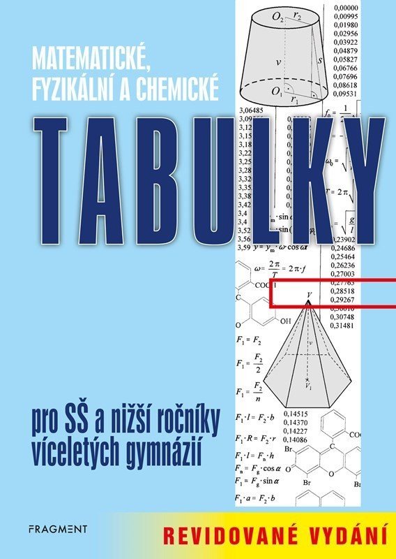 Matematické, fyzikální a chemické tabulky – revidované vydání - Miroslav Vondra