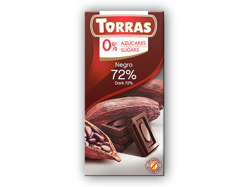 Torras Hořká čokoláda 72% 75g