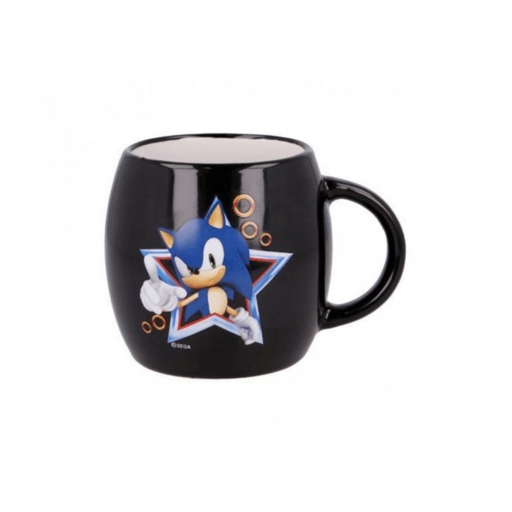 Keramický hrnek Sonic 380 ml - černý