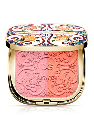 Dolce & Gabbana Rozjasňující pudr Solar Glow (Illuminating Powder Duo) 10 g 01 Sweet Pink