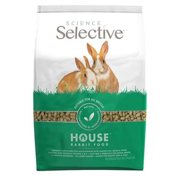 SUPREME Science®Selective house rabbit krmivo pro králíky v bytě 1,5 kg