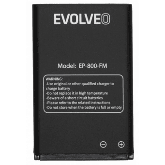 Baterie EVOLVEO EP-800-BAT 1000mAh Li-Ion (BULK) pro EasyPhone FM (EP-800) EVOLVEO 452347 8595683201889