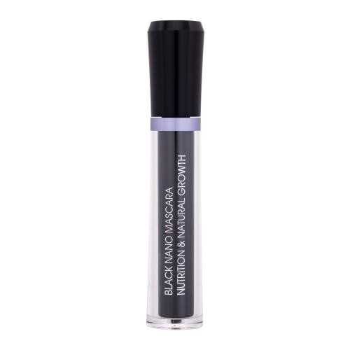 M2 Beauté Black Nano Mascara Nutrition & Natural Growth 6 ml objemová řasenka pro podporu růstu řas pro ženy Black