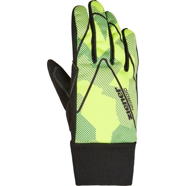 Ziener UNICO JR Dětské běžkařské rukavice, světle zelená, velikost S