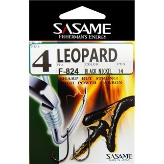 Sasame - Háček Leopard s očkem vel.2