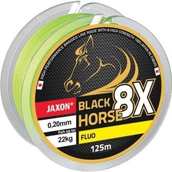 BLACK HORSE 8X FLUO BRAIDED LINE 0,22mm 1000m