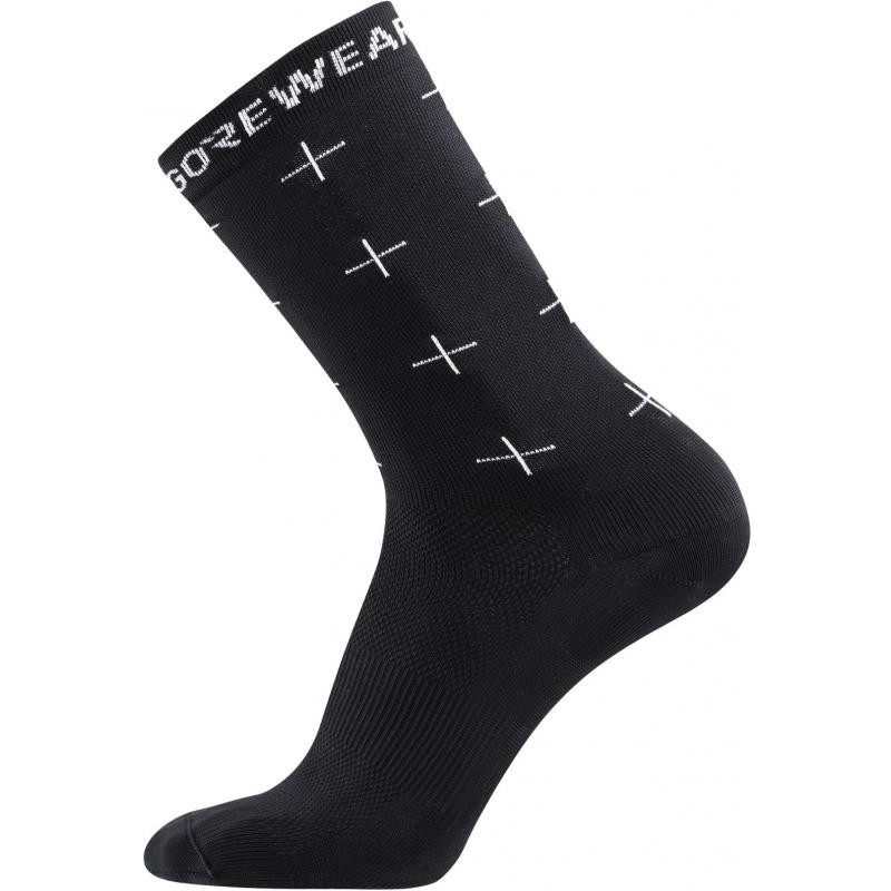 Ponožky Gore Essential Daily - vyšší nad kotník, černá - velikost 35-37 (S)
