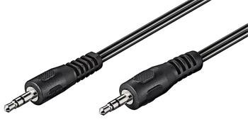 Kabel propojovací stereo jack 3.5mm M/M  2,5m