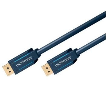 ClickTronic HQ OFC kabel DisplayPort, zlacené kon., 3D, 2m