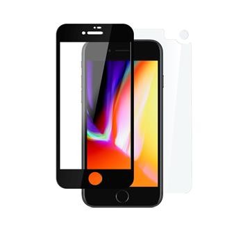 Set ochranných tvrzených skel FIXED pro přední a zadní stranu Apple iPhone 7/8, vesmírně šedý