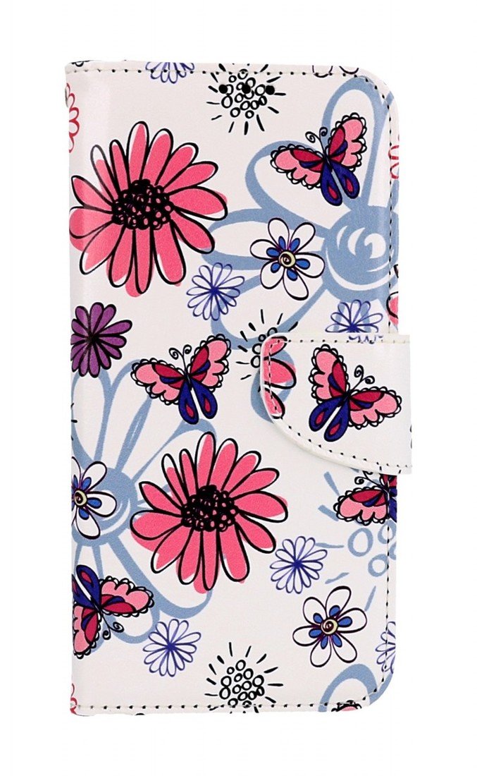 Pouzdro TopQ Samsung A54 5G knížkové Flowers 94286