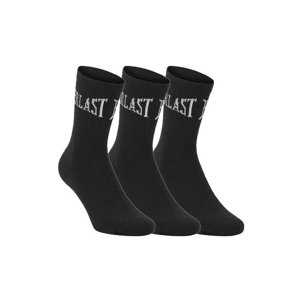 Everlast TENNIS EVERLAST SOCKS Sportovní vysoké ponožky, černá, velikost 43-46