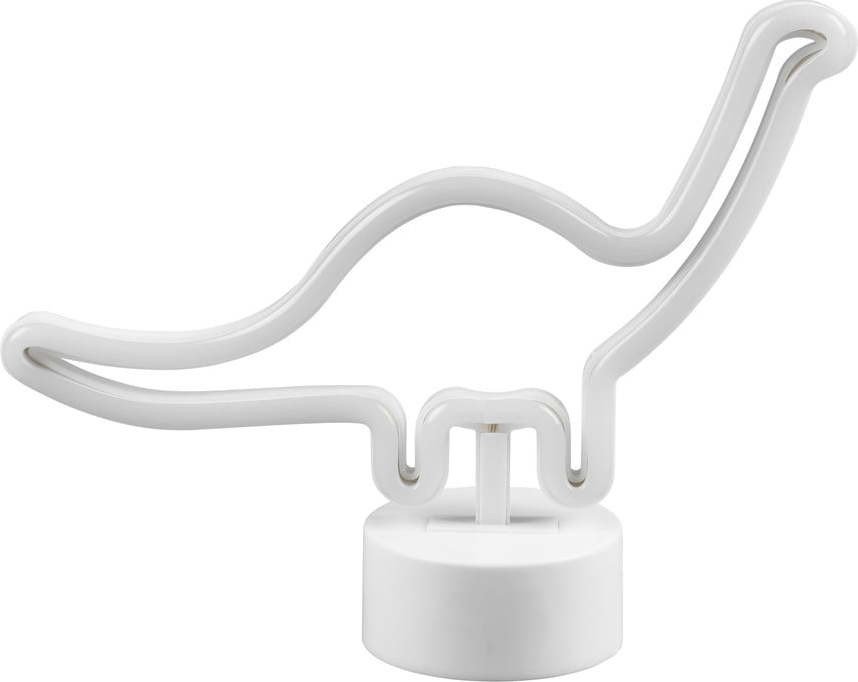 Bílá LED stolní lampa (výška 20 cm) Bronto – Trio
