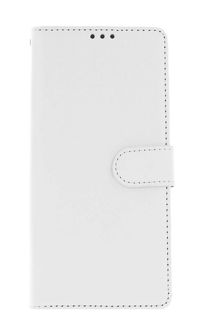 Pouzdro TopQ Samsung A14 5G knížkové bílé s přezkou 94221