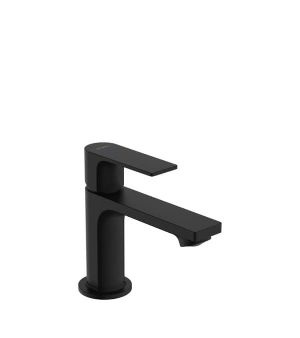 Ventil umyvadlový Hansgrohe Rebris E bez výpusti matná černá 72506670