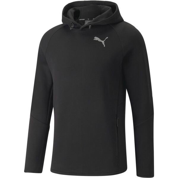 Puma EVOSTRIPE HOODIE Sportovní mikina, černá, velikost S