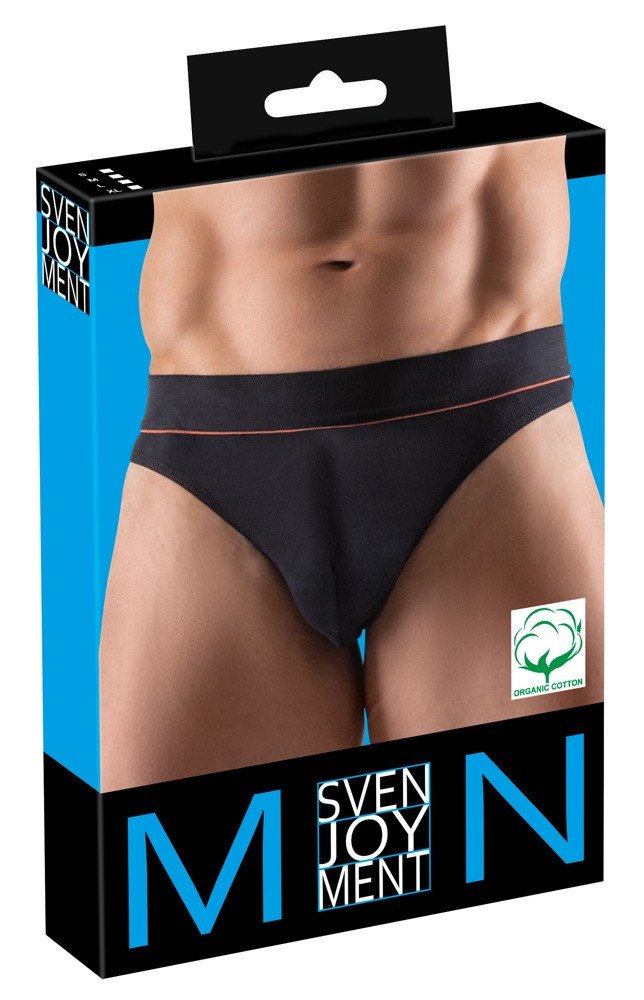 Svenjoyment - eco-cotton comfort men's thong (black)