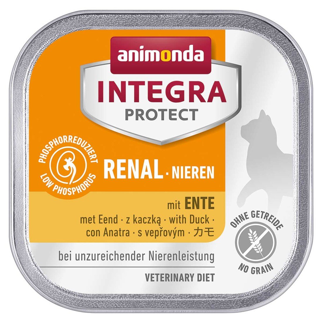 Animonda Integra Protect na ledvinové problémy, s kachním masem 6x100 g