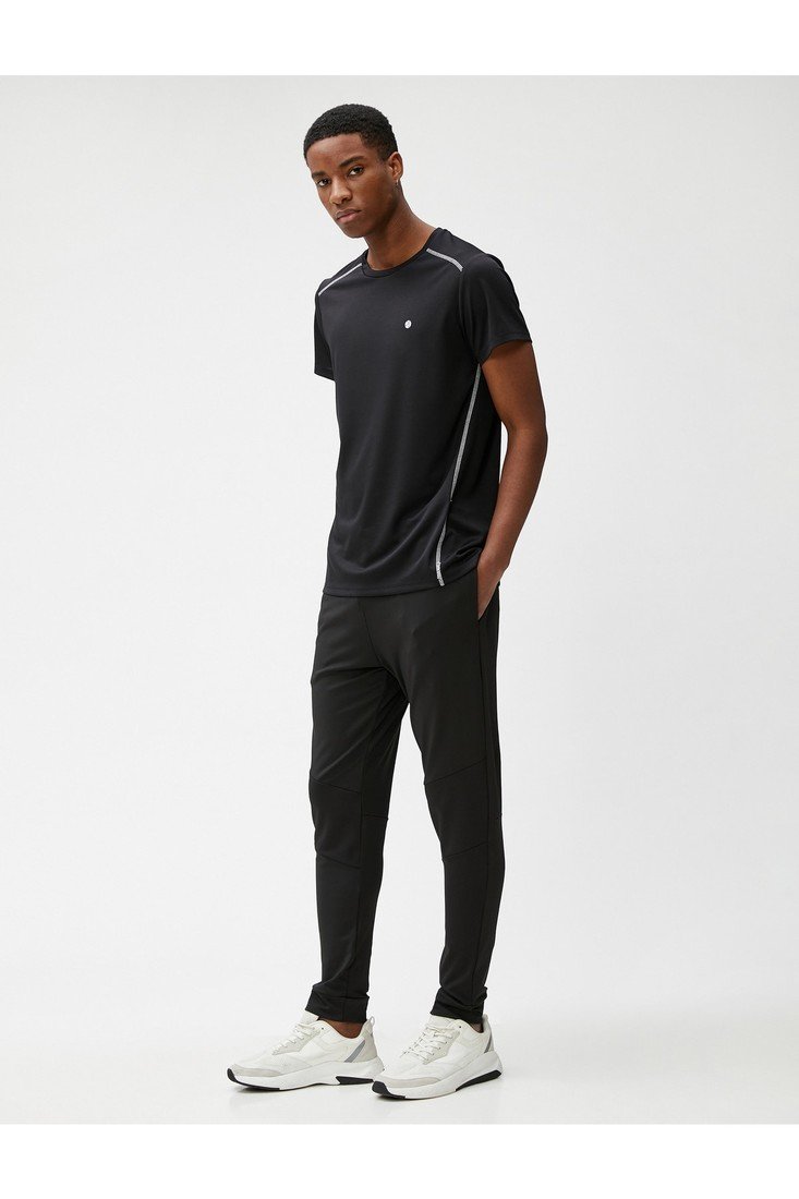 Koton Basic Sweatpants With Pockets Tie Waist Stitching Detail