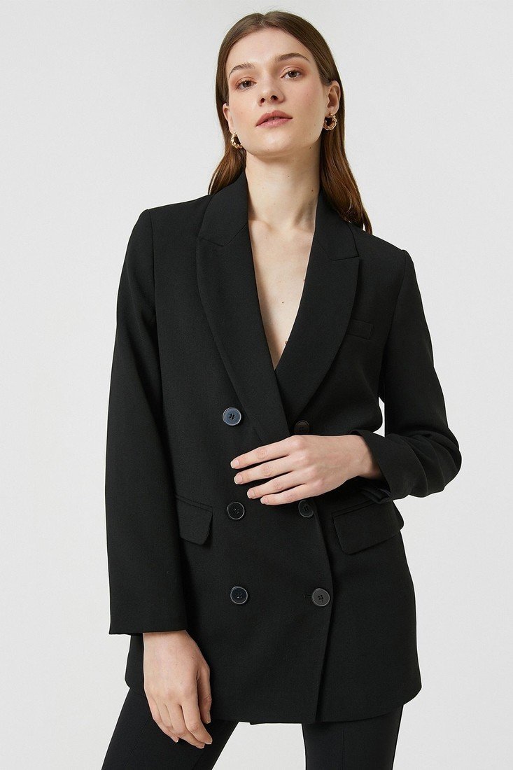 Koton Blazer - Black - Regular fit