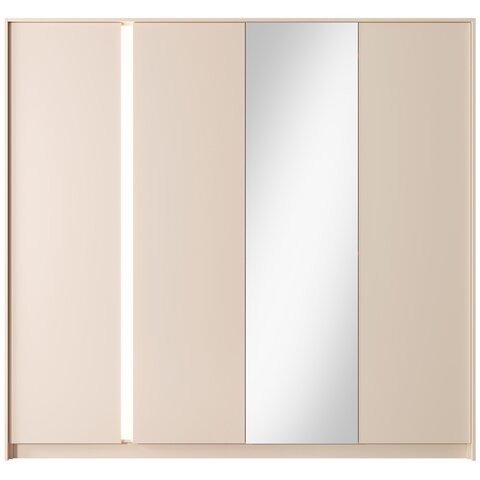 LASKI Šatní skříň DANY 220 LED, béžová 223,2x210x55,4 béžová
