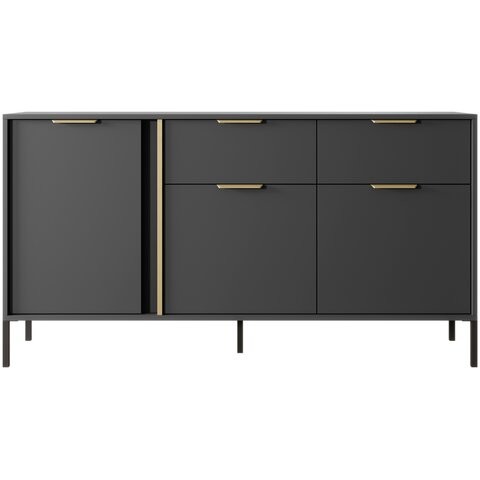 LASKI Komoda LUCA 153 3D2S, antracit 153,1x81,4x39,5 antracit