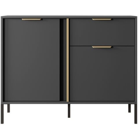 LASKI Komoda LUCA 103 2DS, antracit 103,3x81,4x39,5 antracit