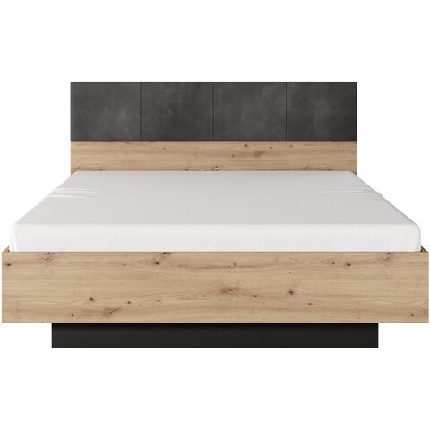 LASKI Manželská postel TATUM 160, dub artisan / antracit 163,2x104x210 dub artisan / antracit